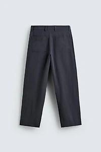 FLOWY STRAIGHT FIT PANTS