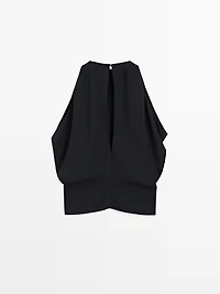 Top drapé décolleté dos - STUDIO