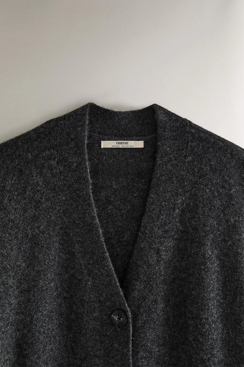 LONG CASHMERE CARDIGAN