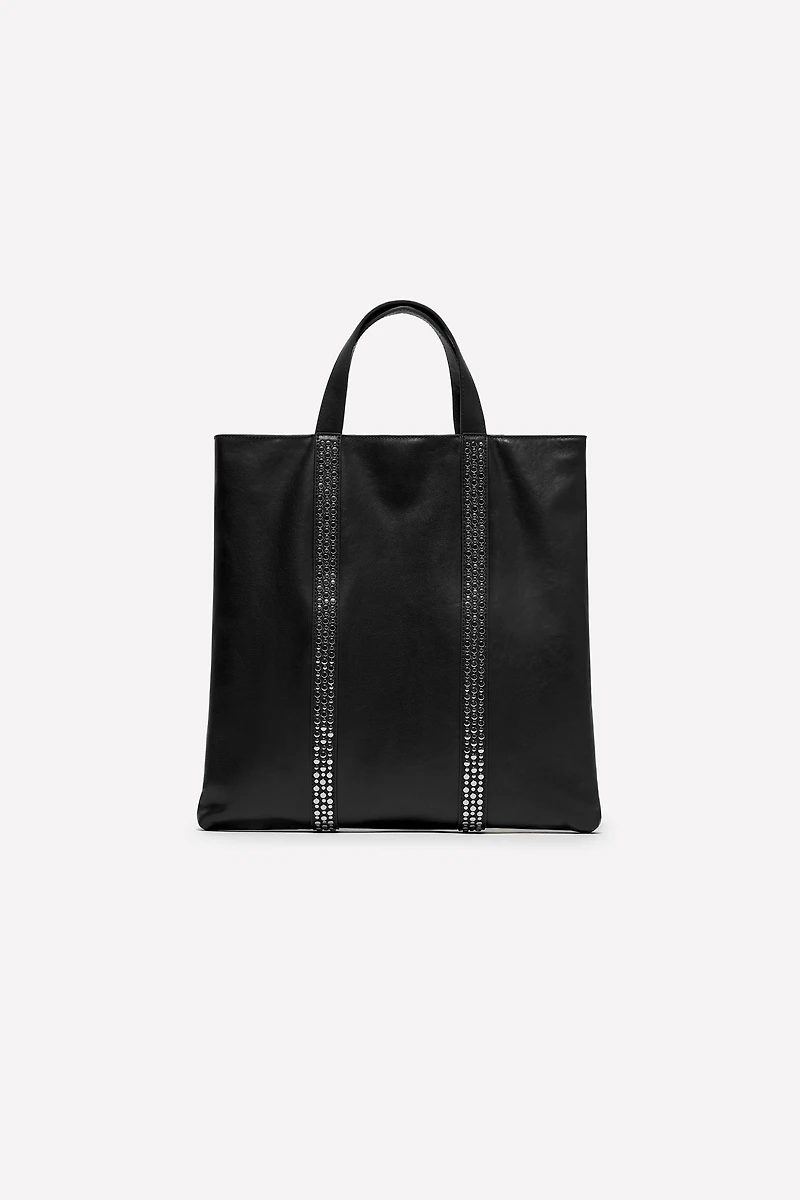 LUDOVIC DE SAINT SERNIN x ZARA LEATHER SHOPPER BAG