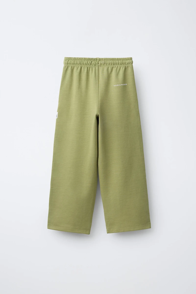 STRAIGHT INTERLOCK PLUSH PANTS