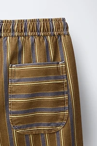 STRIPED PRINT PANTS