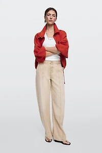 Relaxed fit mid-rise jeans
