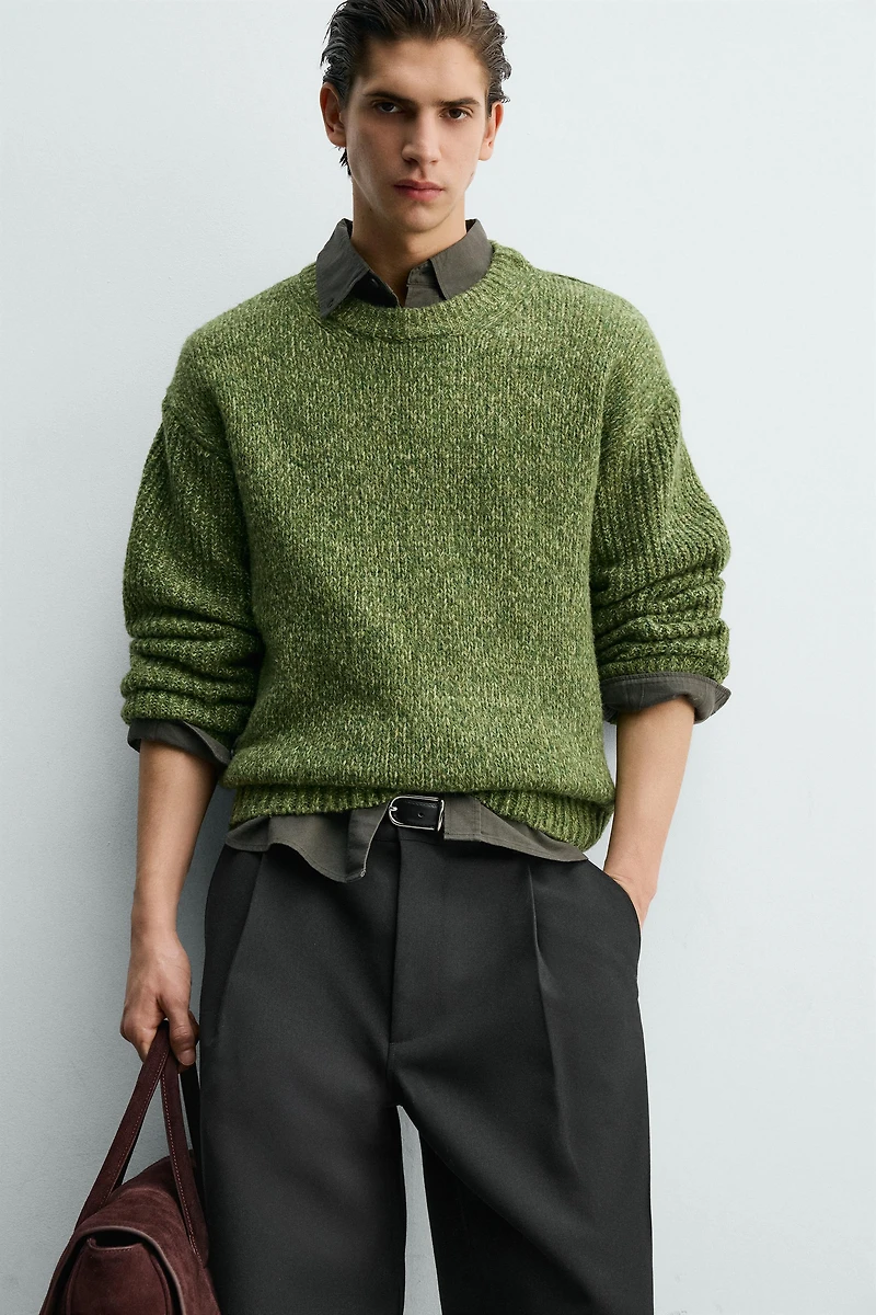 CABLE KNIT VOLUME JUMPER
