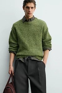 CABLE KNIT VOLUME JUMPER