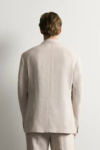 VESTE DE COSTUME 100 % LIN