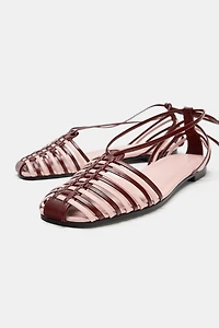 SANDALES STYLE PÊCHEUR EN CUIR