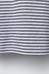STRIPED CUT-OUT TOP