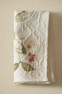 JACQUARD AND FRUIT PRINT NAPKIN