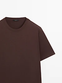T-shirt à manches courtes en coton mélang