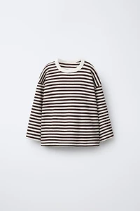 EMBROIDERED STRIPED T-SHIRT