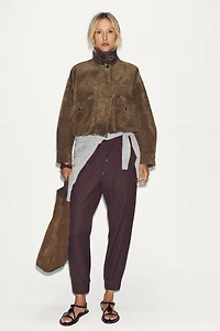 CUFFED HEM PANTS