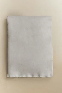 PLAID DOUX À FRANGES