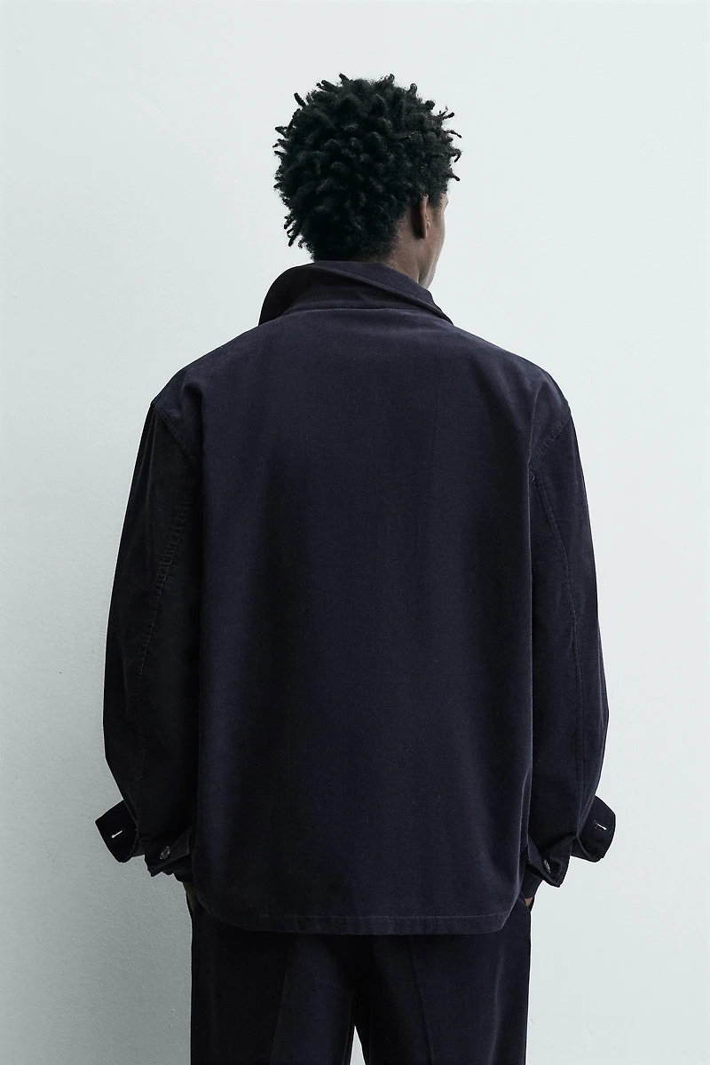 CORDUROY POCKET OVERSHIRT