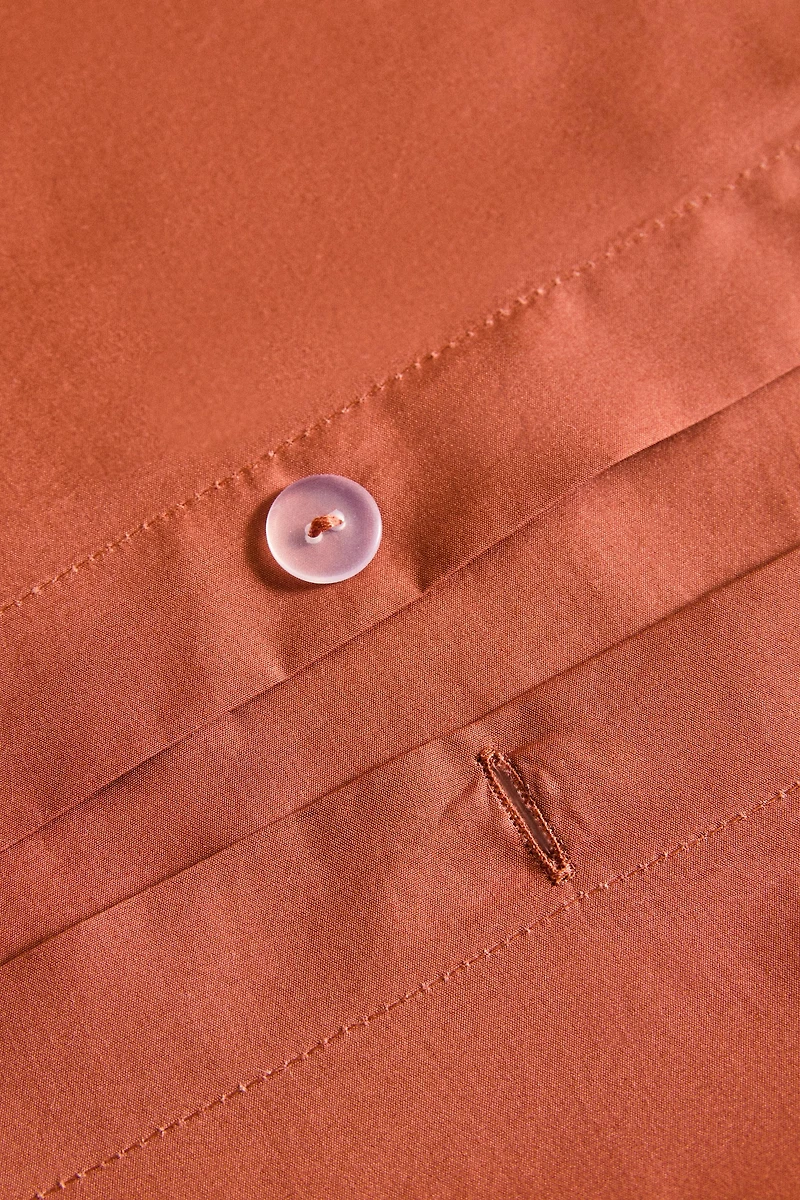 PERCALE COTTON DUVET COVER (500 THREAD COUNT)