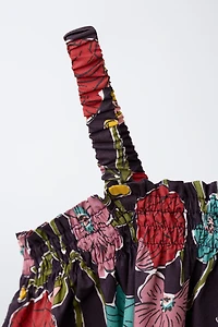FLORAL PRINT DRESS MADE WITH LIBERTY FABRIC