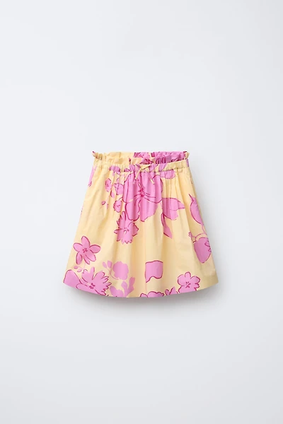 FLORAL MIDI SKIRT
