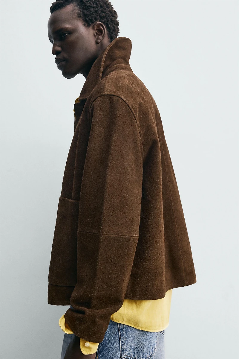 LEATHER SUEDE JACKET