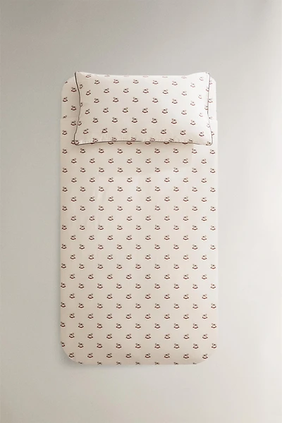 HOUSSE DE COUETTE ENFANT CHEVAL NOËL