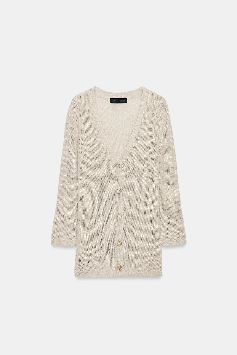 GILET EN MAILLE À COL V