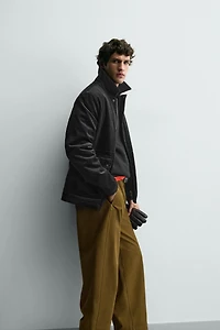 VESTE EN VELOURS CÔTELÉ À POCHES