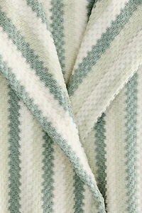 GEOMETRIC JACQUARD BATHROBE