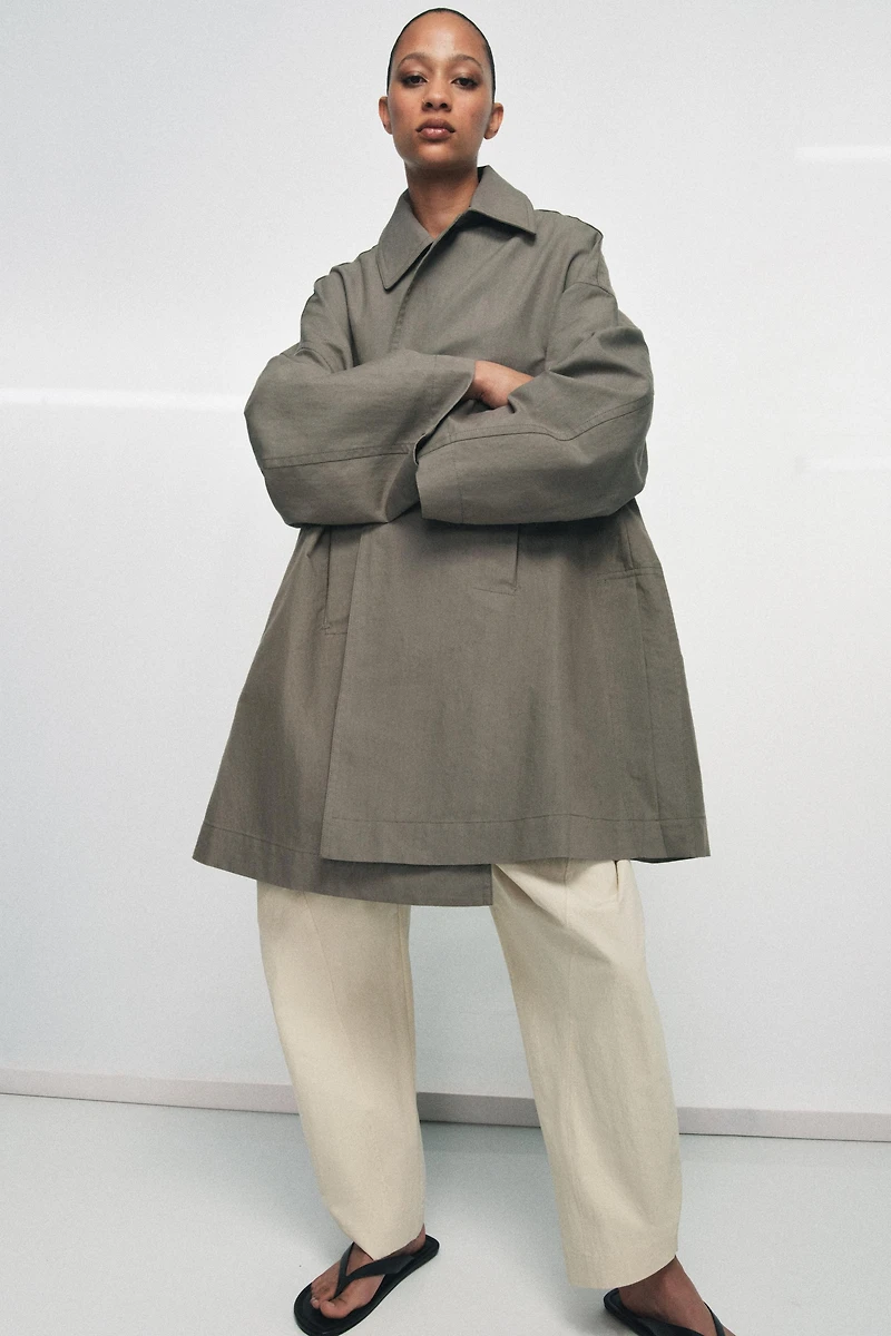 ZW COLLECTION OVERSIZED TRENCH