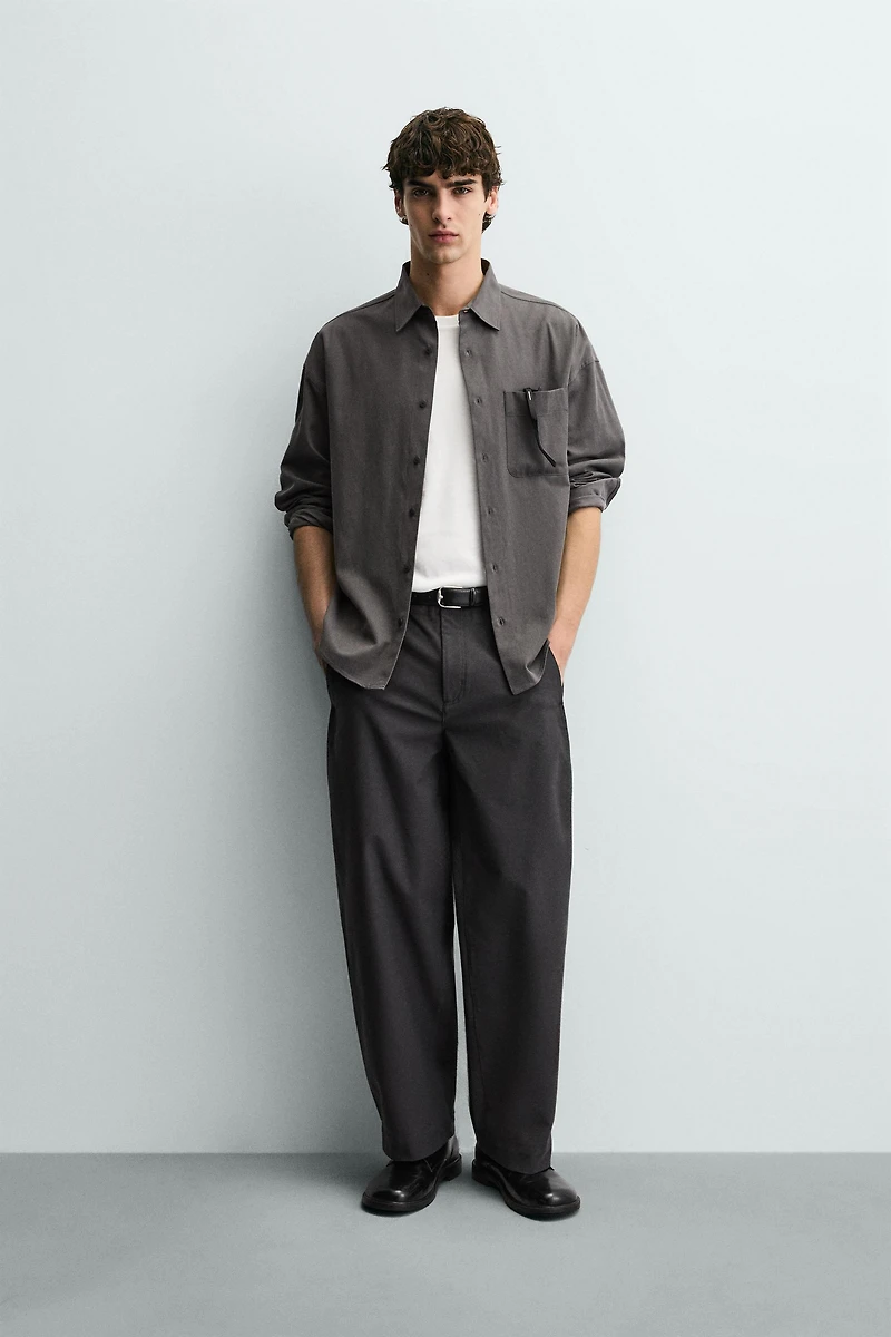 CHEMISE FLUIDE COUPE DÉCONTRACTÉE