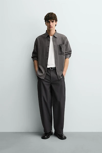 CHEMISE FLUIDE COUPE DÉCONTRACTÉE