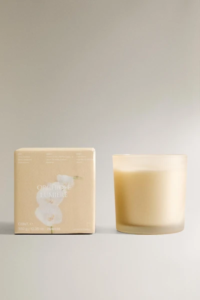 G) BOUGIE PARFUMÉE ORCHIDÉE LUMIÈRE