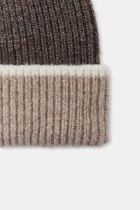 COMBINATION KNIT BEANIE