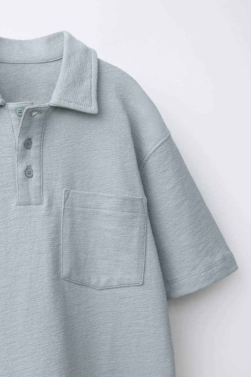 RUSTIC POLO AND BERMUDA SET WITH LABEL