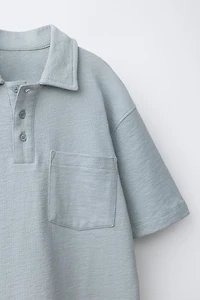 RUSTIC POLO AND BERMUDA SET WITH LABEL