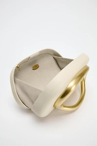 GOLD CLASP BOX BAG