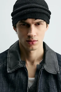 VESTE EN DENIM COL COMBINÉ