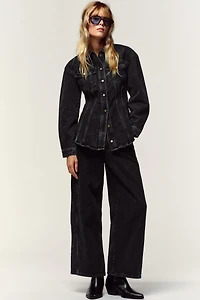 Z1975 HIGH-WAISTED CULOTTES JEANS