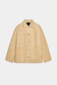 VESTE EN CUIR DAIM ZW COLLECTION LIMITED EDITION