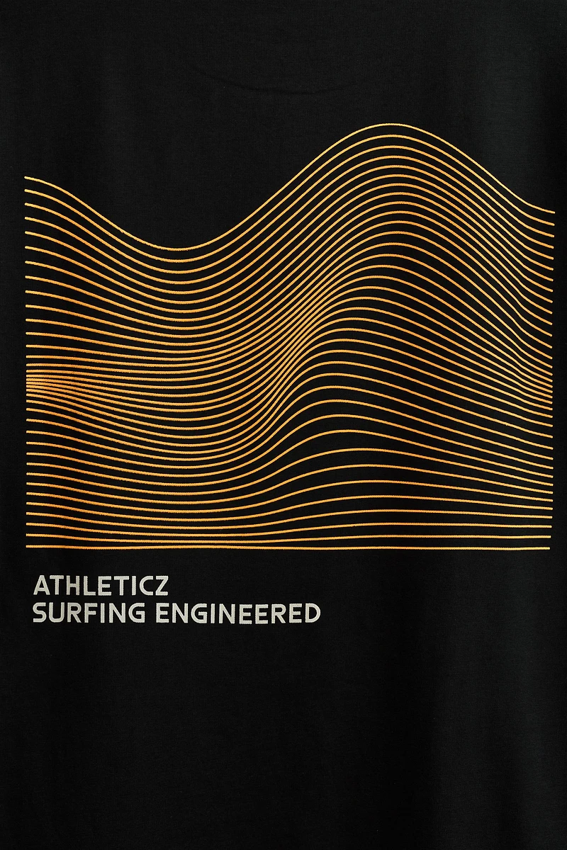 SURF GRAPHIC PRINT T-SHIRT