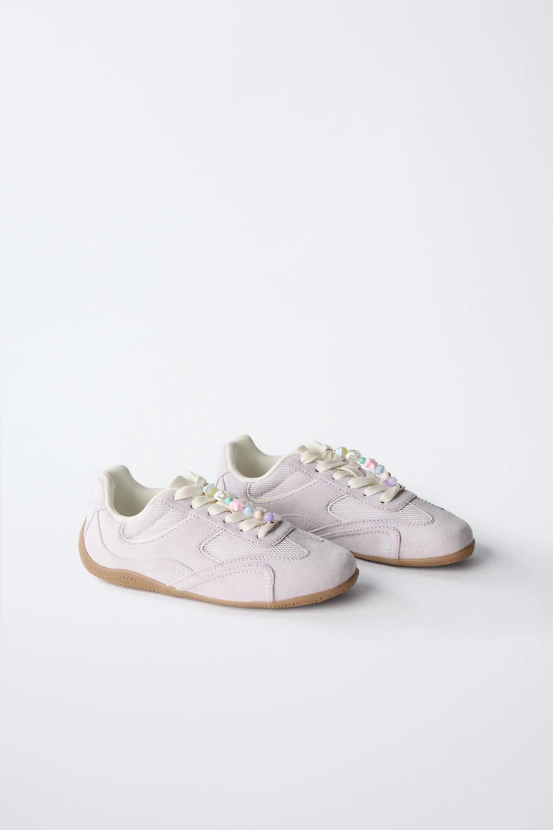 BEADED CLIP SNEAKERS