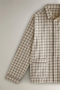 CHRISTMAS CHECK COTTON PAJAMA SET