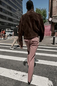 PANTALON DROIT CEINTURE