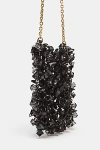BEADED BUCKET BAG