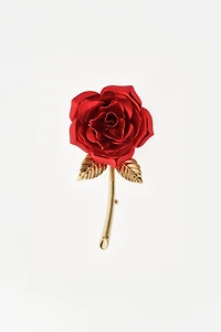WILLY CHAVARRIA X ZARA METAL ROSE BROOCH