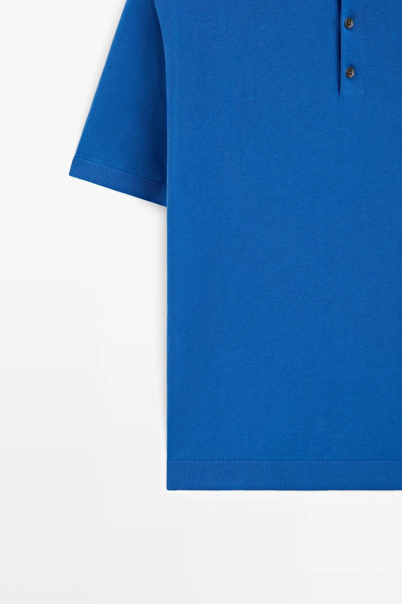 Polo en maille 100 % coton