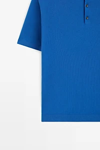 Polo en maille 100 % coton