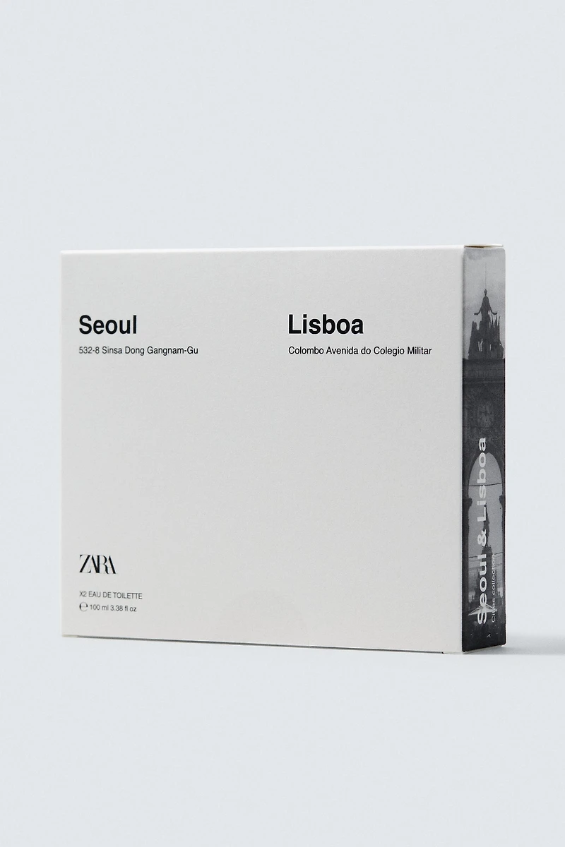 SEOUL 532-8 SINSA DONG + LISBOA COLOMBO AVENIDA DO COLEGIO EDT 2X100 ML (3.38 FL. OZ)