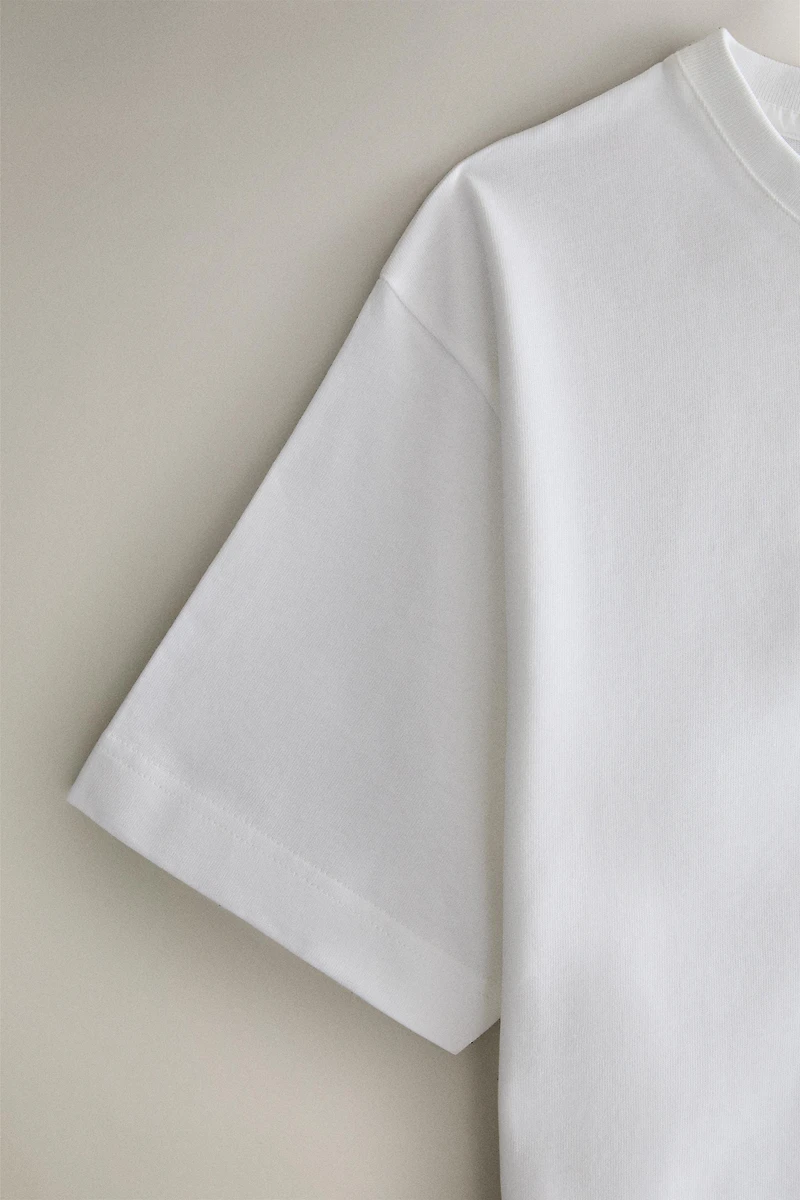T-SHIRT COTON BOUTONS
