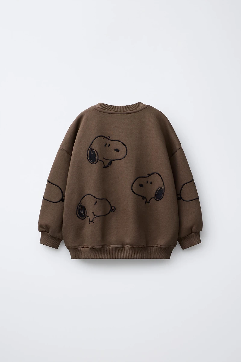 SNOOPY PEANUTS™ EMBROIDERED SWEATSHIRT
