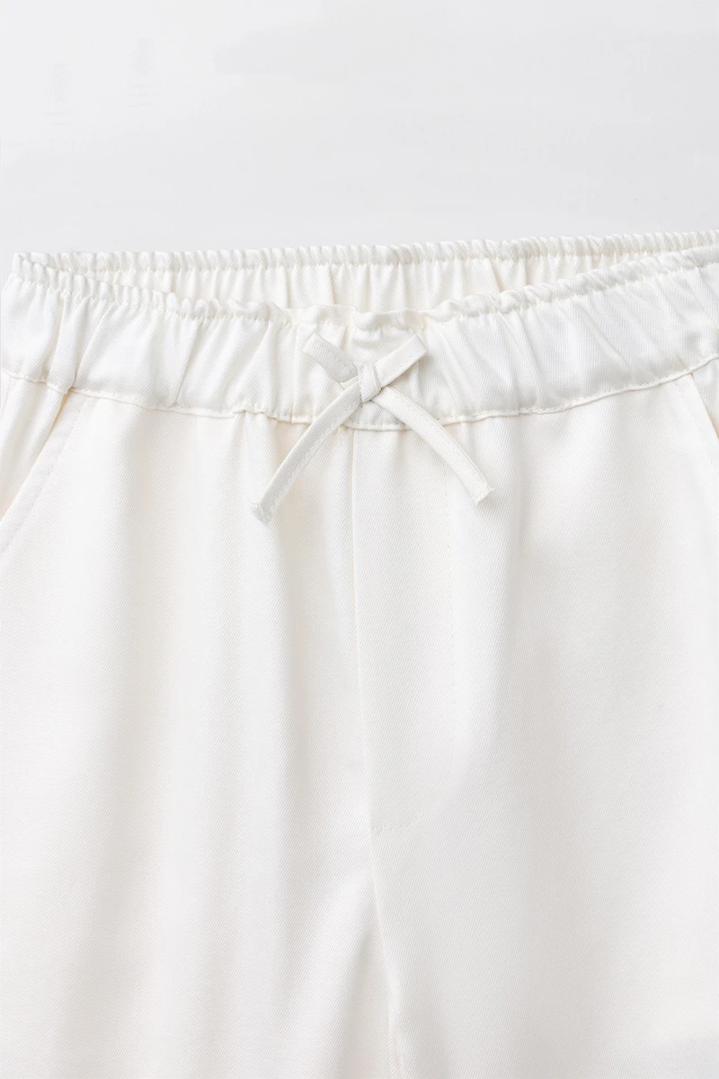 PANTALON BARREL À PINCES