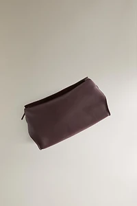 MINIMAL LEATHER MAKEUP BAG